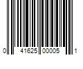 Barcode Image for UPC code 041625000051