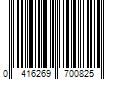 Barcode Image for UPC code 0416269700825