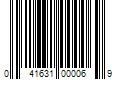 Barcode Image for UPC code 041631000069