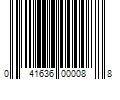 Barcode Image for UPC code 041636000088