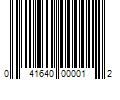 Barcode Image for UPC code 041640000012