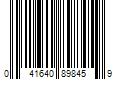 Barcode Image for UPC code 041640898459