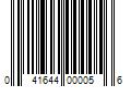 Barcode Image for UPC code 041644000056