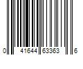 Barcode Image for UPC code 041644633636