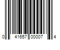 Barcode Image for UPC code 041657000074