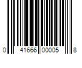 Barcode Image for UPC code 041666000058