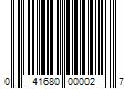 Barcode Image for UPC code 041680000027