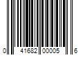 Barcode Image for UPC code 041682000056