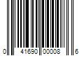 Barcode Image for UPC code 041690000086