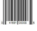 Barcode Image for UPC code 041691000085