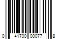 Barcode Image for UPC code 041700000778