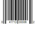 Barcode Image for UPC code 041713000062