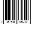 Barcode Image for UPC code 0417144916003