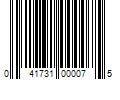 Barcode Image for UPC code 041731000075