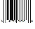 Barcode Image for UPC code 041733000066