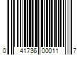 Barcode Image for UPC code 041736000117