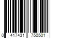 Barcode Image for UPC code 04174317505025