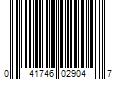 Barcode Image for UPC code 041746029047