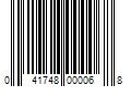 Barcode Image for UPC code 041748000068