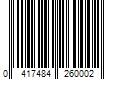 Barcode Image for UPC code 04174842600035