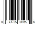 Barcode Image for UPC code 041755000358