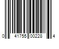 Barcode Image for UPC code 041755002284