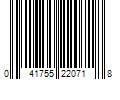 Barcode Image for UPC code 041755220718