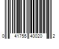 Barcode Image for UPC code 041755400202