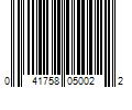 Barcode Image for UPC code 041758050022