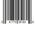 Barcode Image for UPC code 041770051809