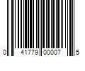 Barcode Image for UPC code 041779000075