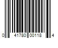 Barcode Image for UPC code 041780001184