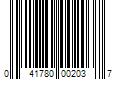 Barcode Image for UPC code 041780002037