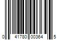 Barcode Image for UPC code 041780003645