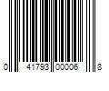 Barcode Image for UPC code 041793000068