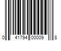 Barcode Image for UPC code 041794000098