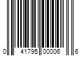 Barcode Image for UPC code 041795000066