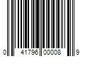 Barcode Image for UPC code 041796000089