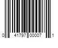 Barcode Image for UPC code 041797000071