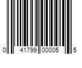 Barcode Image for UPC code 041799000055