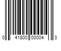 Barcode Image for UPC code 041800000043