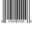 Barcode Image for UPC code 041800000296