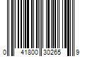 Barcode Image for UPC code 041800302659