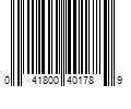 Barcode Image for UPC code 041800401789