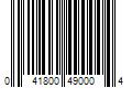 Barcode Image for UPC code 041800490004