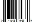 Barcode Image for UPC code 041808749869