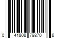 Barcode Image for UPC code 041808798706