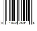 Barcode Image for UPC code 041820060546