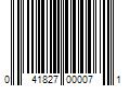 Barcode Image for UPC code 041827000071