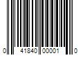 Barcode Image for UPC code 041840000010